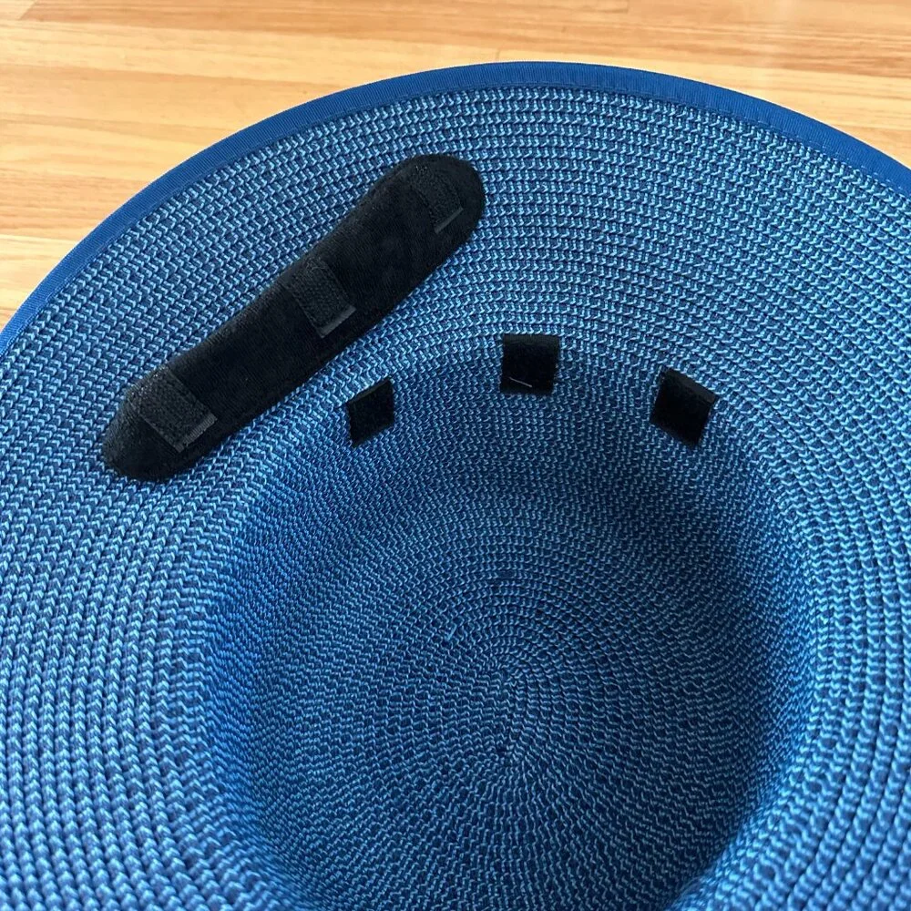 Cappelli Straworld Blue Straw Facesaver Hat - Picture 5 of 7